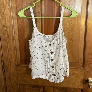 Super cute cropped tank top! Size Small. EUC.